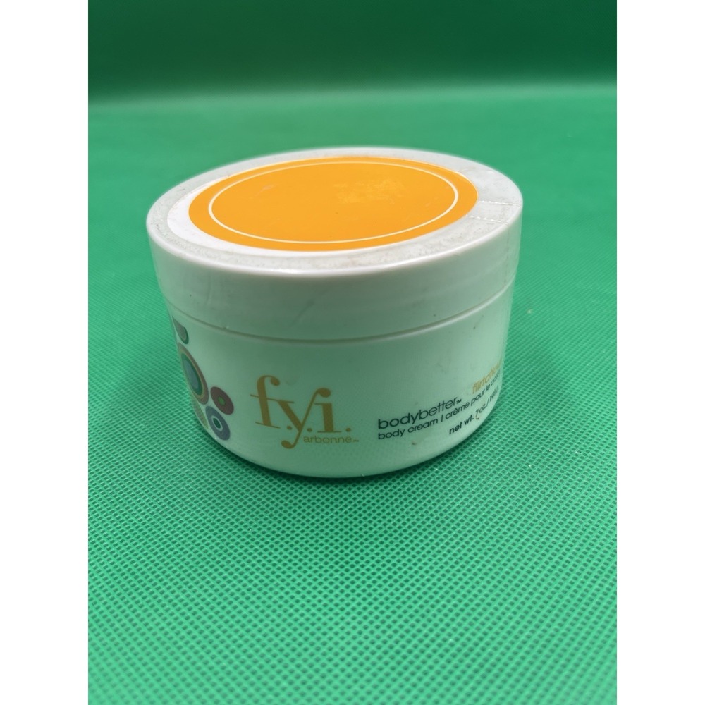 New Sealed Arbonne FYI BodyBetter Flirtatious Scented Body Cream 7 Oz. Rare HTF